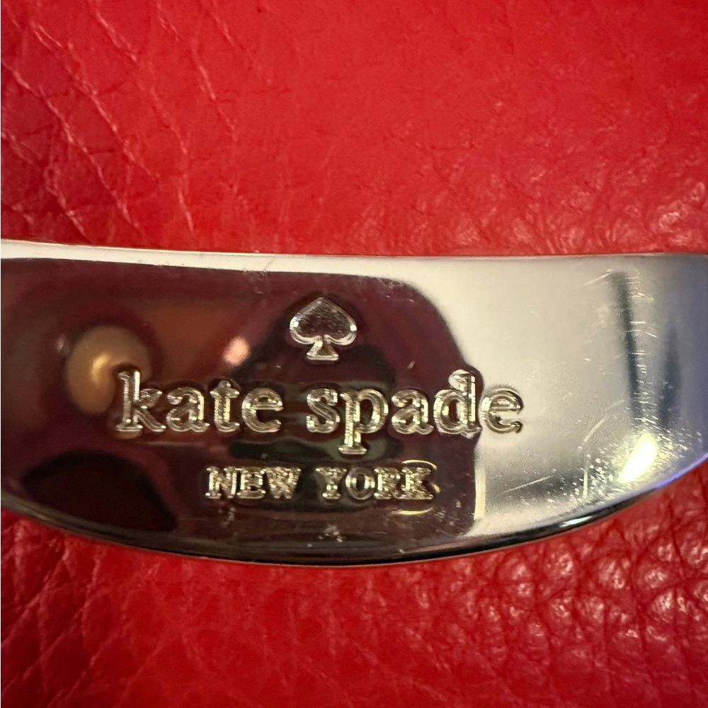 SOLD KATE SPADE Callie Mulberry Street Tri-fold Pebble Leather Wallet Clutch - Picture 2 of 8